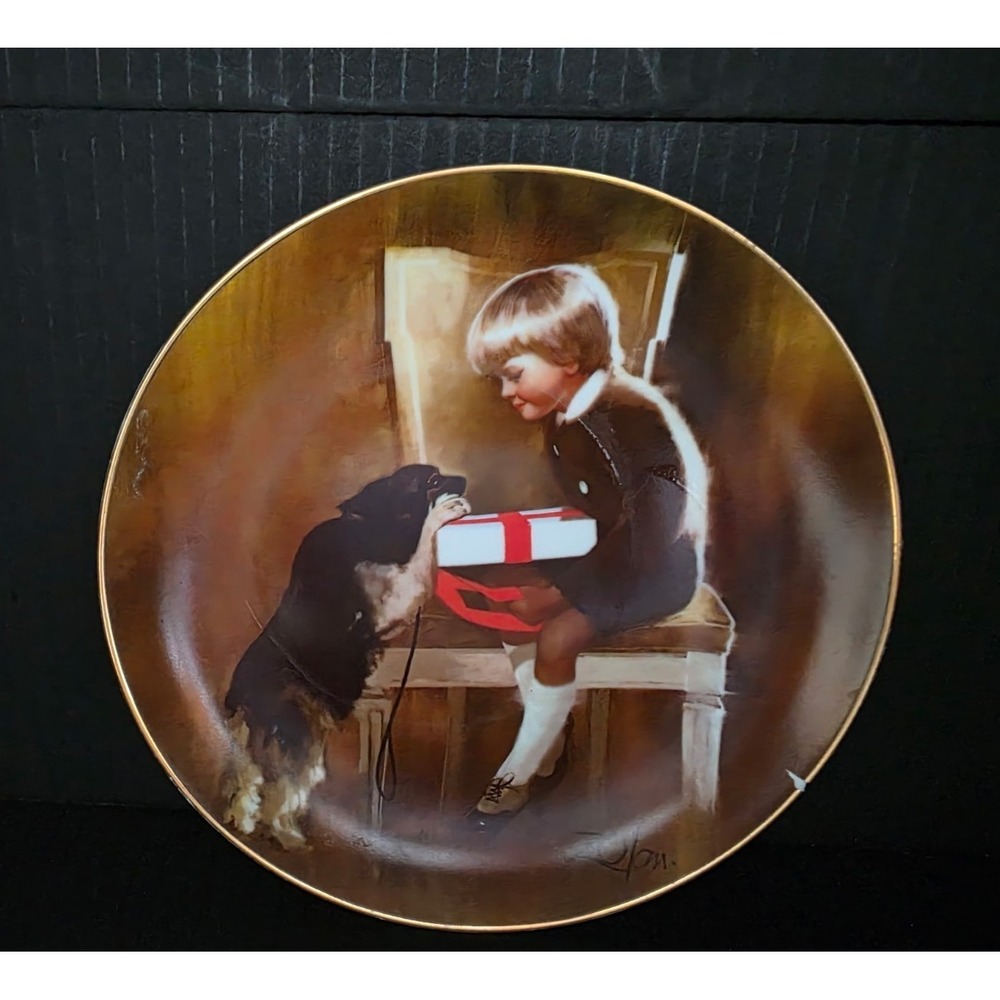 American Artists Gift for Grandma Collector Plate Donald Zolan 1984 MPN 1851